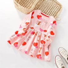 Load image into Gallery viewer, Floral Button Princess Girls Dress
