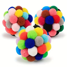 Load image into Gallery viewer, Colorful Woolen Bell Ball Toy
