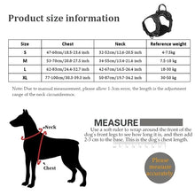 Load image into Gallery viewer, Adjustable Nylon Dog Harness Vest Reflective Soft Breathable No Pull Dog Harness Pet Harness Leash For Small Medium Large Dogs
