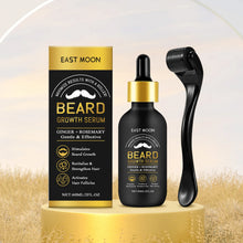 Load image into Gallery viewer, Beard Thickening Care Oil with Roller Ball 0.25mm Strengthen Hair Roots Nourishing Soften Beard Oil for Men Grooming Beard Care
