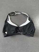 Load image into Gallery viewer, Women's Gym Workout Two-color Yoga Sports Bras Halter Neck Open Back Design Sports Tank Top Running Fitness Built-in Bra Cups
