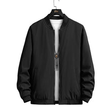 Load image into Gallery viewer, Slim Casual Zip Bomber Jacket
