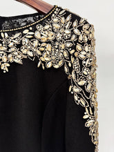 Load image into Gallery viewer, Elegant Beaded Straight Midi Dress
