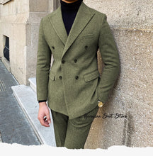 Load image into Gallery viewer, Modern Double Breasted Business Suit
