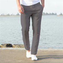 Load image into Gallery viewer, Cotton Linen Casual Straight Pants
