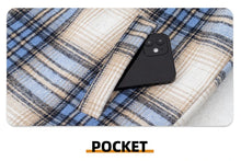 Load image into Gallery viewer, Fleece Lined Plaid Hooded Jacket
