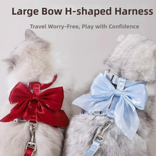 Load image into Gallery viewer, Pet Accessories Adjustable Pet Harness Cute Bow Breathable Dog Chest Strap Escape-Proof Comfort Cat Leash for Dogs Puppy Rabbit
