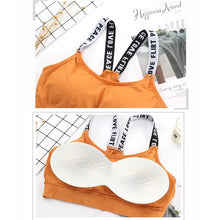 Load image into Gallery viewer, Women Sexy Sports Bra Tops For Gym Top Fitness Yoga Female Pad Sportswear Vest Tank Tops Sport Push Up Sports Bras Underwear
