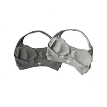 Load image into Gallery viewer, KEEP THAT PUMP Strappy Sports Bra With Logo High Support Womens Yoga Seamless Workout Top Elasticity Fitness Running Gym Bras
