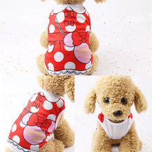 Load image into Gallery viewer, Pet Dog Clothes Cartoon Clothing Puppy Dogs Soft Vests Summer Shirt Casual T-Shirt for Small Pet Supplies
