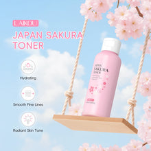 Load image into Gallery viewer, LAIKOU Japanese Sakura Skin Care Set - Hydrating Nourishing Moisturizing Soften Rough Skin for Radiant Complexion
