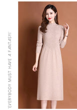 Load image into Gallery viewer, Autumn Knit A-Line Sweater Dress
