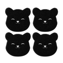Load image into Gallery viewer, 2 /4 Sets Of Household Pet Hair Remover, Machine Washed Bear Sticky Sponge, Reusable, Suitable For Washing Machine, Dryer, Black
