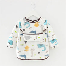 Load image into Gallery viewer, Waterproof Long Sleeve Baby Bib
