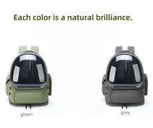 Load image into Gallery viewer, Transparent Pet Carrier Backpack Outdoor Travel Essential for Cats Small Dogs Breathable Design Comfortable Premium Pet Supplies
