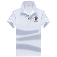 Load image into Gallery viewer, Polo Shirt Men Summer New Men's Short-Sleeved Polo Shirt Mens Embroidery Synthetic Fiber Fabric Youth Casual Business Polo Shirt
