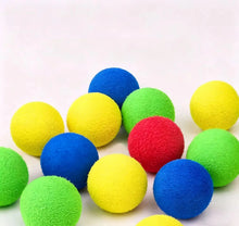Load image into Gallery viewer, 21pcs/set cat playset: includes 1pc transmitter and 20pcs random color plush balls, perfect as an interactive toy for indoor cat
