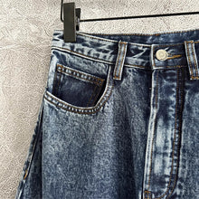 Load image into Gallery viewer, High Waist Straight Denim Pants
