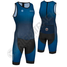 Load image into Gallery viewer, RIGHTTRACK Trisuit MEN'S Triathlon Jumpsuit Summer Skinsuit Swimming Cycling Running Competition Apparel Custom Names Flags
