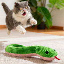 Load image into Gallery viewer, 16.5 Inches Dog Toy Snake Interactive Toy Kitten Kick Toy Interactive Pet Toy for Indoor Cats Pet Supplies
