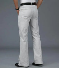 Load image into Gallery viewer, Men's Beige Loose Jeans Fashion Denim Pants For Men Casual Wide Leg Trousers Flared Jeans

