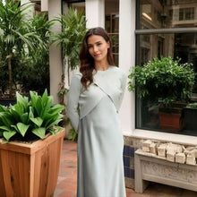 Load image into Gallery viewer, Silky Knit Maxi Dress Set
