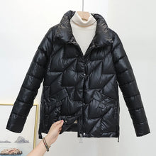 Load image into Gallery viewer, Glossy Winter Cotton Padded Parka
