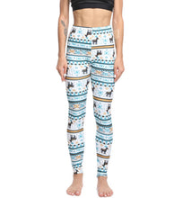Load image into Gallery viewer, Christmas Leggings  Fashion Milu Deer Printing Festival Ultra Soft Brushed Pants Ankle Length Black Deals
