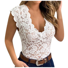 Load image into Gallery viewer, New Tanks For Women Summer Women Lace Sexy Camisole V Neck Tank Top Underwear Vest Candy Color Bralette Female Lace Underwears
