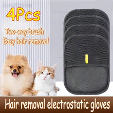 Load image into Gallery viewer, Pet Grooming Gloves Static Dedusting Brush Pet Hair Remover Brush Removing Dog Cat Hair From Sofa Carpet Clothes Pet Products
