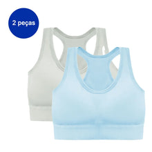 Load image into Gallery viewer, 2 Pieces Women's Gym Tops, Women's Tops, Women's Bra, Sexy Bras, Sports Bras, Academy, Women's Sutians
