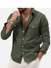 Load image into Gallery viewer, Multi Pocket Workwear Shirt Men
