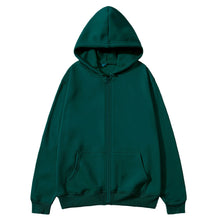 Load image into Gallery viewer, Men’s High Street Solid Zip-Up Hoodie
