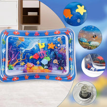 Load image into Gallery viewer, Water Sensory Play Mat Thickened Inflatable Water Mat For Cat And Dog Pet Playmat With Fish Sea Ocean Theme Sensory Toy Water
