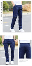 Load image into Gallery viewer, Men's High-Quality Chinos -Cotton Casual Trousers - Breathable Straight Pants (Sizes W28-w40)
