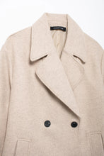 Load image into Gallery viewer, Winter Coat For Women 2024 Solid Lapel Double Breasted Long Cardigan Top Female Pokcet Streetwear Woman New In OuterCoat
