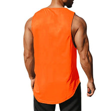 Load image into Gallery viewer, Summer Tank Top Mens Gym Fitness Training Clothing Quick Dry Silm Fit Bodybuilding Sleeveless Shirts Men Fashion Basketball Vest
