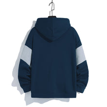 Load image into Gallery viewer, Men's patchwork color hoodie light fleece hoodie long sleeve hoodie sports hoodie
