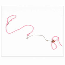Load image into Gallery viewer, Pet Adjustable Soft Harness Bell Leash Set Mouse Hamster Ferrets Rat Pet Pig Leash Hamster Harness Rope Anti-bite Pet Walking
