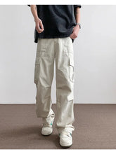 Load image into Gallery viewer, Pants Men's Trendy American Paratrooper Overalls Men's Summer Casual Handsome Outdoor Loose Straight
