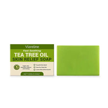Load image into Gallery viewer, Tea Tree Soap, Soap Bar with Tea Tree Oil, Natural Soaps for Body Skin Cleaning,Gentle Exfoliating Bar Soap
