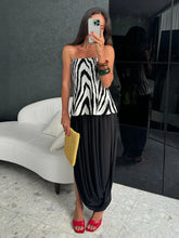 Load image into Gallery viewer, Irregular Skirt for Women Spring Summer New Elegant Street Style Skirt Women's Fashion Loose Ruched Draped Side Split Maxi Skirt
