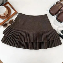 Load image into Gallery viewer, Vintage High Waist Pleated Mini
