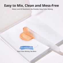 Load image into Gallery viewer, Makeup Mixing Paper,Disposable  Foundation Makeup Palette For Nail Art Eye Shadow Pigment Blending,Makeup Palette Mixing Tray
