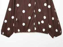 Load image into Gallery viewer, Women's Jackets Fashion Polka Dot Jacket Autumn Women Long Sleeve Loose Jackets Coats Streetwear Female Outerwear Tops
