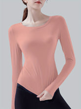 Load image into Gallery viewer, Yoga Tops for Women, Long-Sleeved Autumn and Winter Fitness Wear, Sports Clothing, Running Training Wear, Basketball Training Wear, Quick-Dry Clothing, Pilates Training Wear, Professional Morning Running High-End Sport

