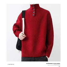 Load image into Gallery viewer, Sweater Men's Winter Turtleneck Base Layer Warm Thickened Wool Pullovers
