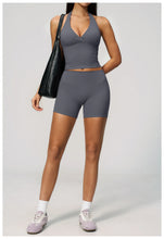 Load image into Gallery viewer, Yoga Outfit Set Fitness Two-Piece Set With No Embarrassing Lines Butt-Lifting Running Shorts Leggings Yoga Suit Athletic Wear
