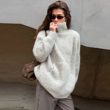 Load image into Gallery viewer, Soft Turtleneck Knit Pullover Sweater
