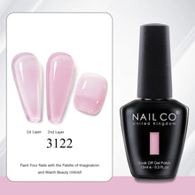 Load image into Gallery viewer, NAILCO 2025 Hot 15ML Gel Nail Polish Nails Semi-permanent UV Varnish High Quality Glass Bottle Nail Art Polish For Manicure

